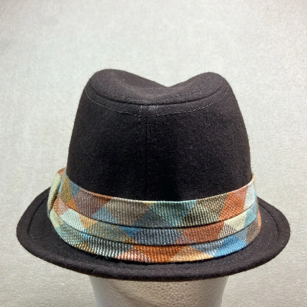 Goorin Bros Vintage Wool Blend‎ Multi Color Fedora Hat size Small